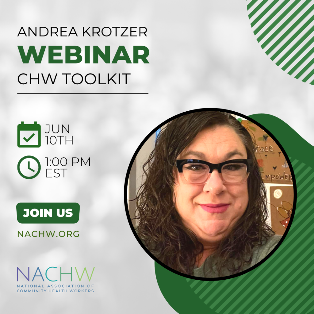 Webinar CHW Toolkit Discussion With Andrea Krotzer NACHW